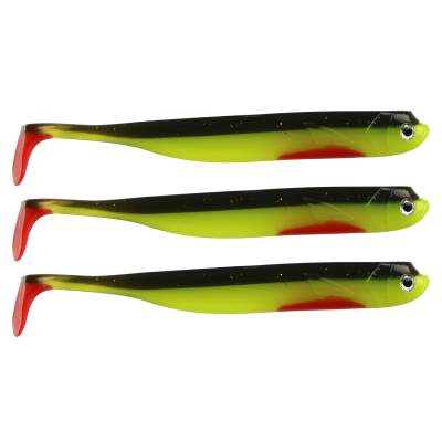 Roy Fishers Der Zander Gummifisch 20cm - UV Captain Kiwi - 33g - 3 Stück