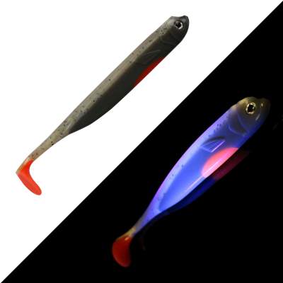 Roy Fishers Der Zander Gummifisch, 15cm - UV Drugqueen - 15g - 4 Stück