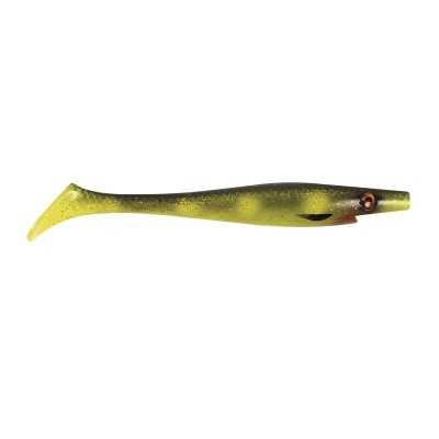 Strike Pro Pig Shad, 23cm - Hot Spotted Bullhead - 90g - 1 Stück