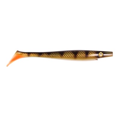 Strike Pro Pig Shad, 23cm - Natural Perch OB - 90g - 1 Stück