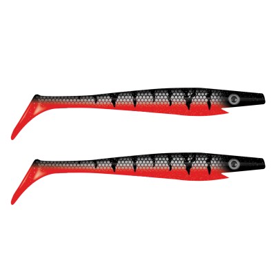 Strike Pro Pig Shad Junior, 20cm - The Red Baron - 50g - 2 Stück