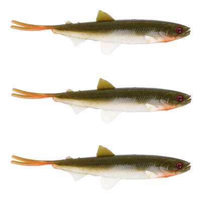 Westin HypoTeez V-Tail - No Action Shad 10cm - Bass Orange - 5g - 3 Stück