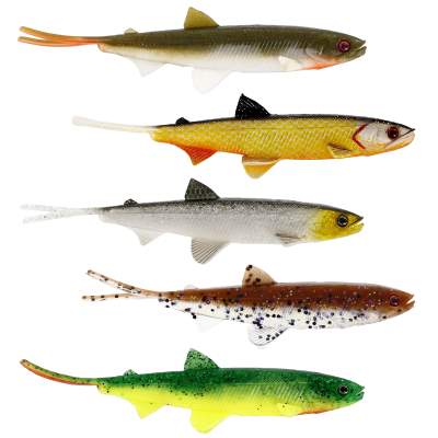 Westin HypoTeez V-Tail - No-Action Shad 10cm - 5g - Fireflake - 3Stück