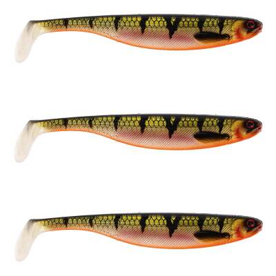 Westin ShadTeez Slim Gummifische 10cm - Bling Perch - 6g - 3 Stück