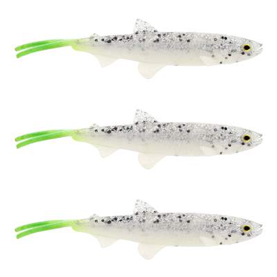 Westin HypoTeez V-Tail No-Action Shad 10cm - 5g - Green Tail Shiner - 3Stück