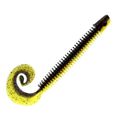 Westin RingTeez Creature Bait 10cm - Black/Chartreuse - 4g - 8 Stück