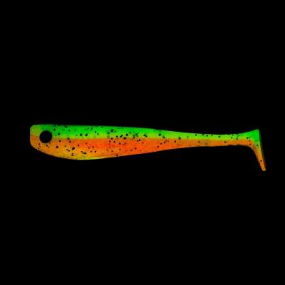 Gapshad Raubfischköder Gummifisch 11,5cm - Elektric-Carrot - 4Stück