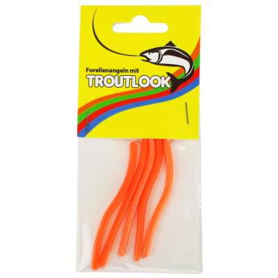 Troutlook Spaghettis, Fluo Orange - 5Stück