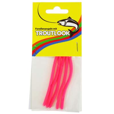 Troutlook Spaghettis Fluo Pink - 5Stück