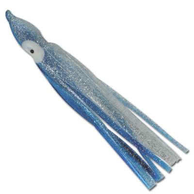 Team Deep Sea Oktopusse, 9cm - blau/silber - 10Stück