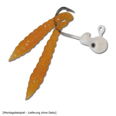 Roy Fishers Forellenspezial-Micro-Sbiro Double Maggot 28 GG 2,8cm - goldglitter - 20Stück
