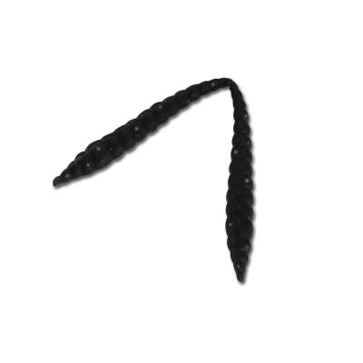 Roy Fishers Forellenspezial-Micro-Sbiro Double Maggot 28 SG 2,8cm - schwarz/glitter - 20Stück