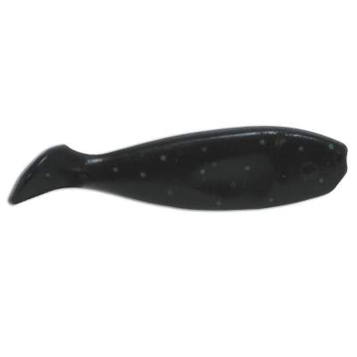 Roy Fishers Forellenspezial-Micro-Sbiro Shad 38 SG 3,8cm - schwarz/glitter - 20Stück
