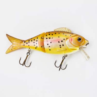 Angel Domäne Jointed Pike Killer Wobbler, Rainbow Trout, - Rainbow Trout - 1Stück