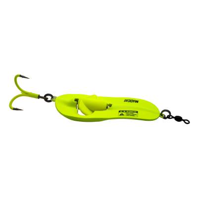 MADCAT A-Static Rattlin´ Spoon Blinker 110g - Fluo Yellow UV