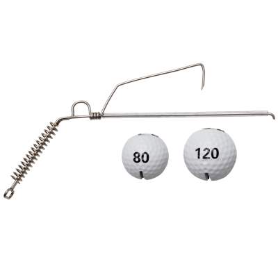 MADCAT Golf Ball Jig System Anti Snag Köderfischsystem 80 +120g - 1 Stück