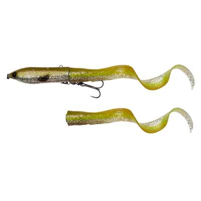 Savage Gear 3D Hard Eel 2 + 1 Swimbait 17cm - 50g - Green Silver Ayu - 2 + 1Stück