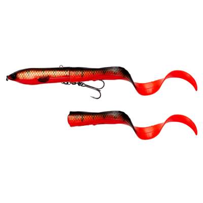 Savage Gear 3D Hard Eel 2 + 1 Swimbait 17cm - 50g - Red N Black - 2 + 1Stück