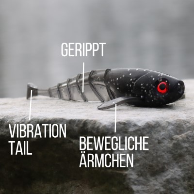 Senshu Grundola Black Mouth - 11,5cm - 6 g- 5 Stück