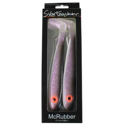 Svartzonker Sweden McRubber Gummifische 21cm - White Fish - 85g - 2 Stück