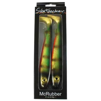 Svartzonker Sweden McRubber, 21cm - Old School Perch - 85g - 2 Stück