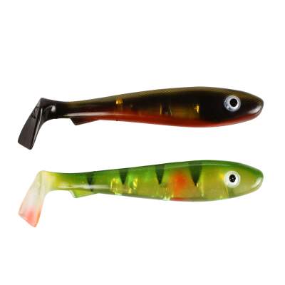 Svartzonker Sweden McRubber Gummifische 21cm - Flash Series Shiner & Perch - 85g - 2 Stück