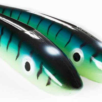 Svartzonker Sweden McRubber Junior Gummifische 17cm - Glow Mackerel - 45g - 2 Stück