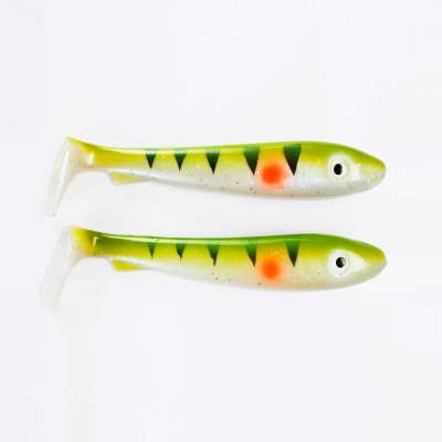 Svartzonker Sweden McRubber Junior Gummifische 17cm UV Perch 45g - 2er Pack - C17