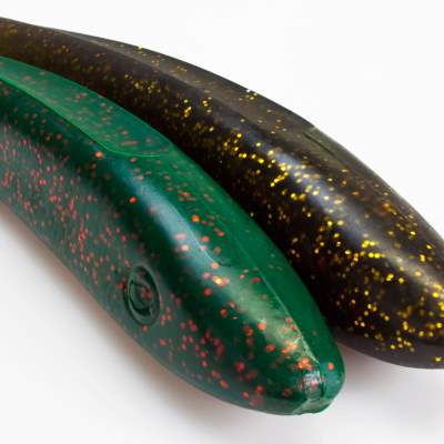 Svartzonker Sweden McRubber Tail Twister 23cm Limited Stealth No1, Gummifische mit Twisterschwanz - Limitiert - 2 Stück