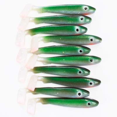 Svartzonker Sweden McRubber Bass 8cm 10er Pack C1 Rügen Hering, Rügen Hering