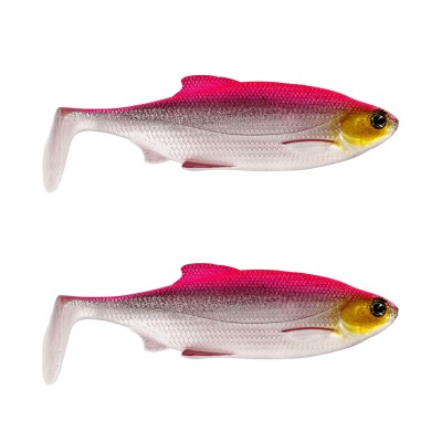 Westin Ricky the Roach Shadtail, 10cm - Pink Headlight - 14g - 2 Stück