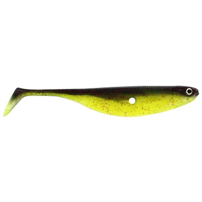 Westin ShadTeez Hollow, 8cm - Black/Chartreuse - 4g - 3 Stück