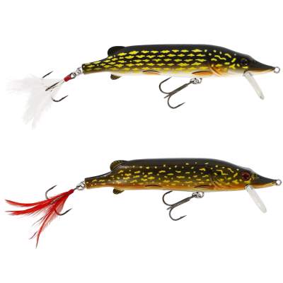Westin Mike The Pike Crankbait - Wobbler 14cm - Metal Pike - 30g - 1 Stück