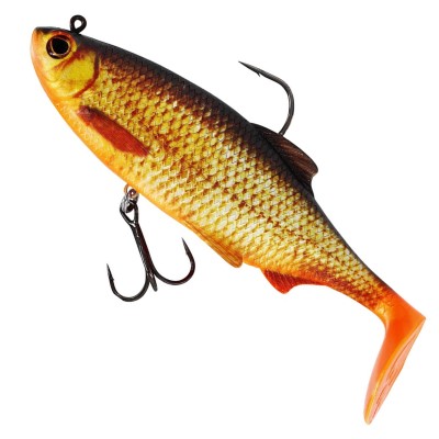 Westin Ricky The Roach Shadtail R2F - vormontierter Gummifisch Real Rudd - 18cm - 113g