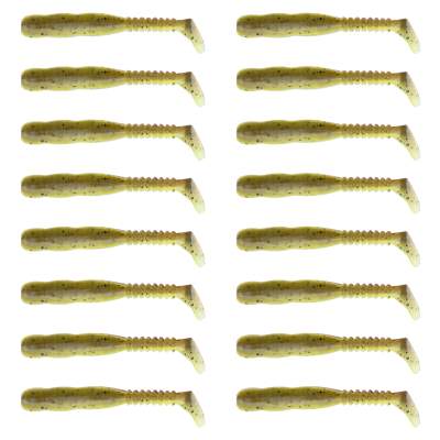 Reins Rockvibe Shad 2 - Green Pumpkin Chart Melon - 16 Stück