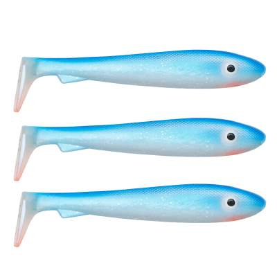 Svartzonker Sweden McRubber BigBass, 12.5cm - Blue Pearl - 21g - 3 Stück