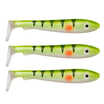 Svartzonker Sweden McRubber BigBass, 12.5cm - UV Perch - 21g - 3 Stück