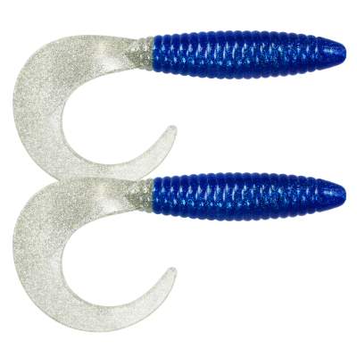 Svartzonker Sweden Big Tail Grub Twister 33,0cm 2er Pack C0 Blue Silver Glitter C0 Blue Silver Glitter