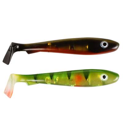 Svartzonker Sweden Big McRubber, 25cm - Flash Series Shiner & Perch - 116g - 2 Stück