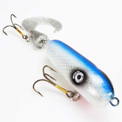 Svartzonker Sweden Svartzonkertail V2 Tailbait slow sink 28cm 86g C6 Bluesilver