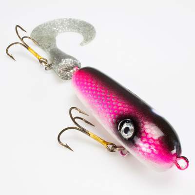 Svartzonker Sweden Svartzonkertail V2 Tailbait slow sink 28cm 86g C14 Pink n Silver,