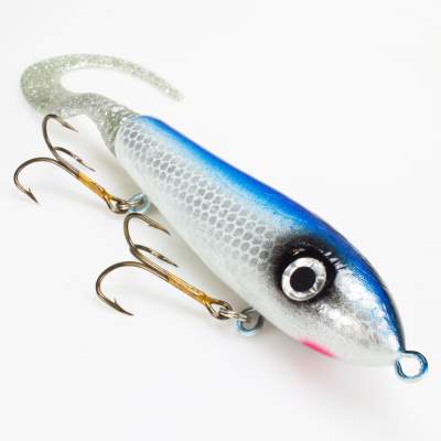 Svartzonker Sweden McTail V2 Tailbait slow sink C6 Bluesilver