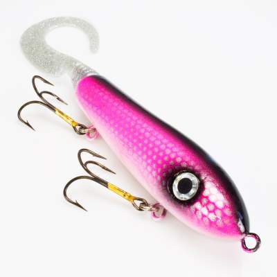 Svartzonker Sweden McTail V2 Tailbait slow sink C14 Pink n Silver, Svartzonker McTail V2 Tailbait slow sink C14 Pink n Silver