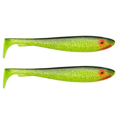 Svartzonker Sweden McRubber Shad 29cm 2er Pack, C19 Black´n Chartreuse