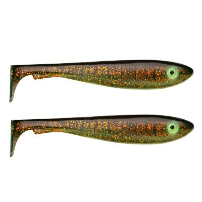 Svartzonker Sweden McRubber Shad, 23cm - Motoroil - 63g - 2 Stück