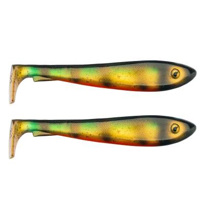 Svartzonker Sweden McRubber Shad Gummishad 23cm - Old Scool Perch - 63g - 2 Stück