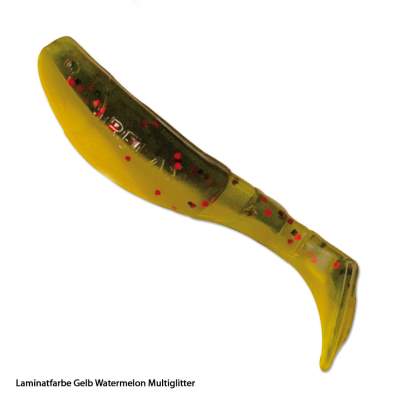 Relax Kopyto Classic 7 LGWMMG, - 7cm -  Laminatfarbe gelb-watermelon-multiglitter - 5Stück