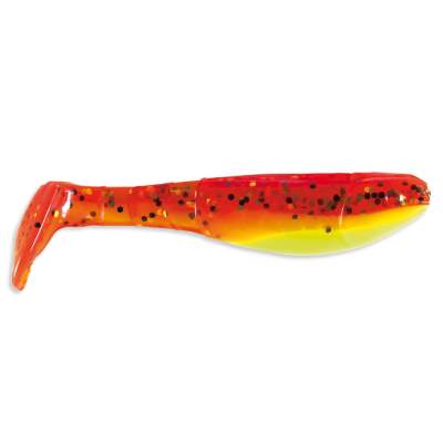 Relax Kopyto Classic Shad 2,5, 7,0cm, B110, - 7cm - Laminatfarbe fluogelb-olivbraun- glitter - 1Stück