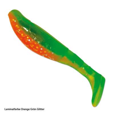 Relax Kopyto Classic 7 LOGG, - 7cm -  Laminatfarbe orange-grün-glitter - 5Stück