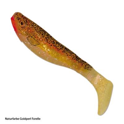 Relax Kopyto Classic Nature 8 NGPF 8cm - Naturfarbe goldperl Forelle - 3Stück
